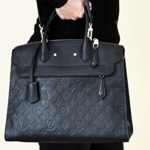 Authentic Louis Vuitton Empreinte Pont Neuf GM black $3700 MSRP